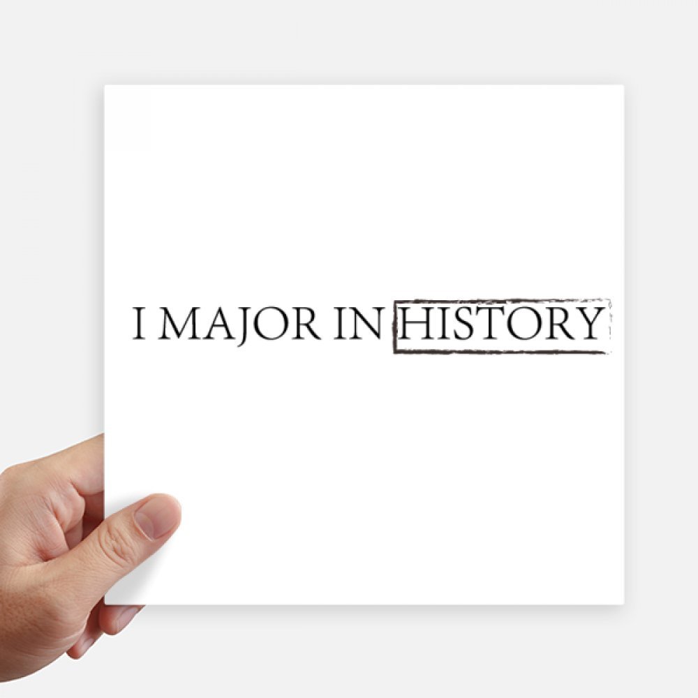 Cita Importante en la Historia Square Stickers DIYthinker para Evitar Confusión de Maletas