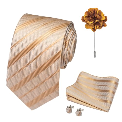 Image of joy alice 70 Colors Ties Set Men Mixed Color Necktie Handkerchief Cufflinks Brooch 3.15 Formal