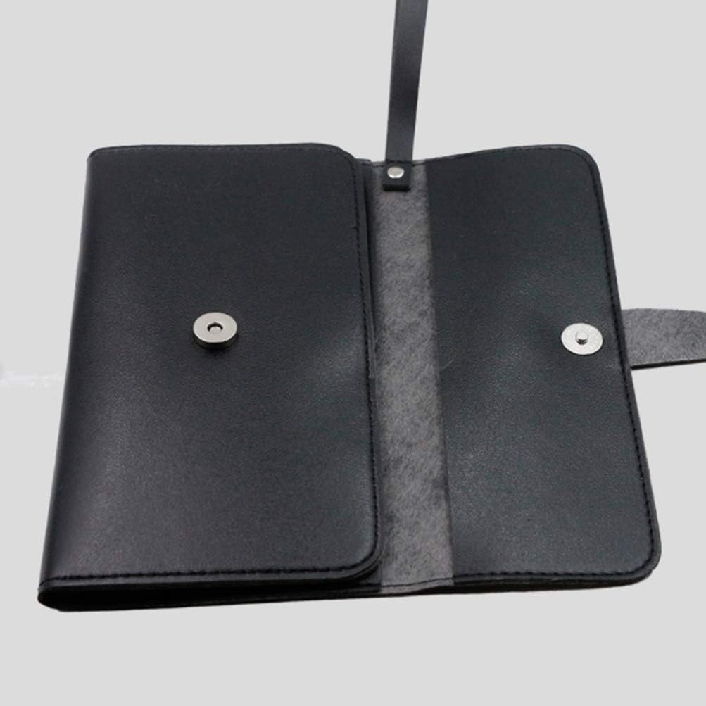 Uonlytech Scissors Holder Pouch Cases Professional Leather Shears Case Leather Barber Salon Scissors Cases for Hair Stylist