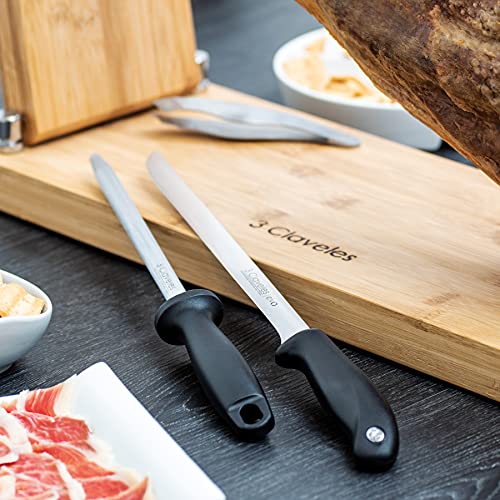 3 Claveles Set Cuchillo Jamonero Evo Y Chaira B 3C - 4