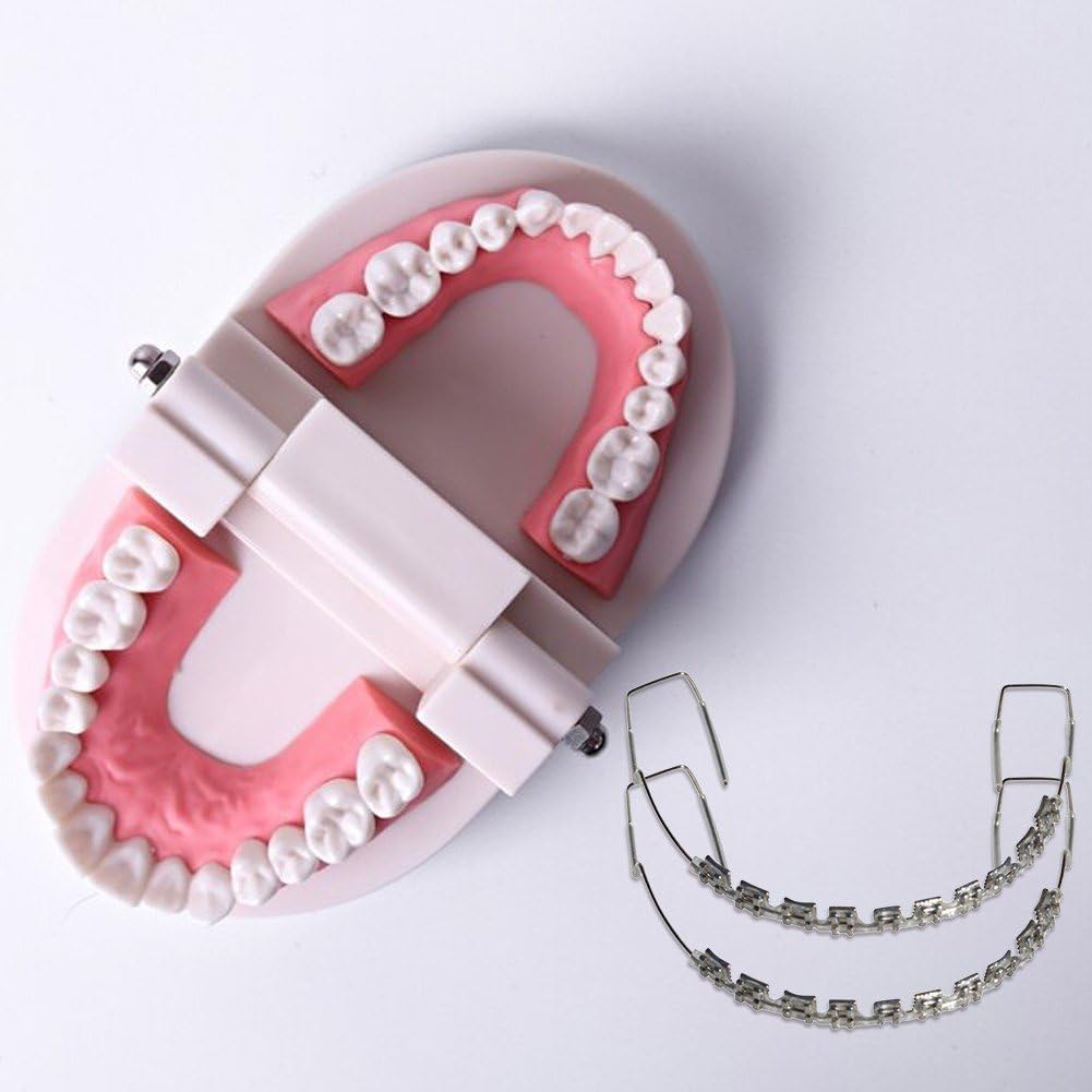 Wudaizhi 10 Bracket-typ, Transparenter Metall-Bracket-Haken, Temporäre Zahndekoration Metalldrähten Und Kieferorthopädischen Ligaturbändern, Zahndekorationen