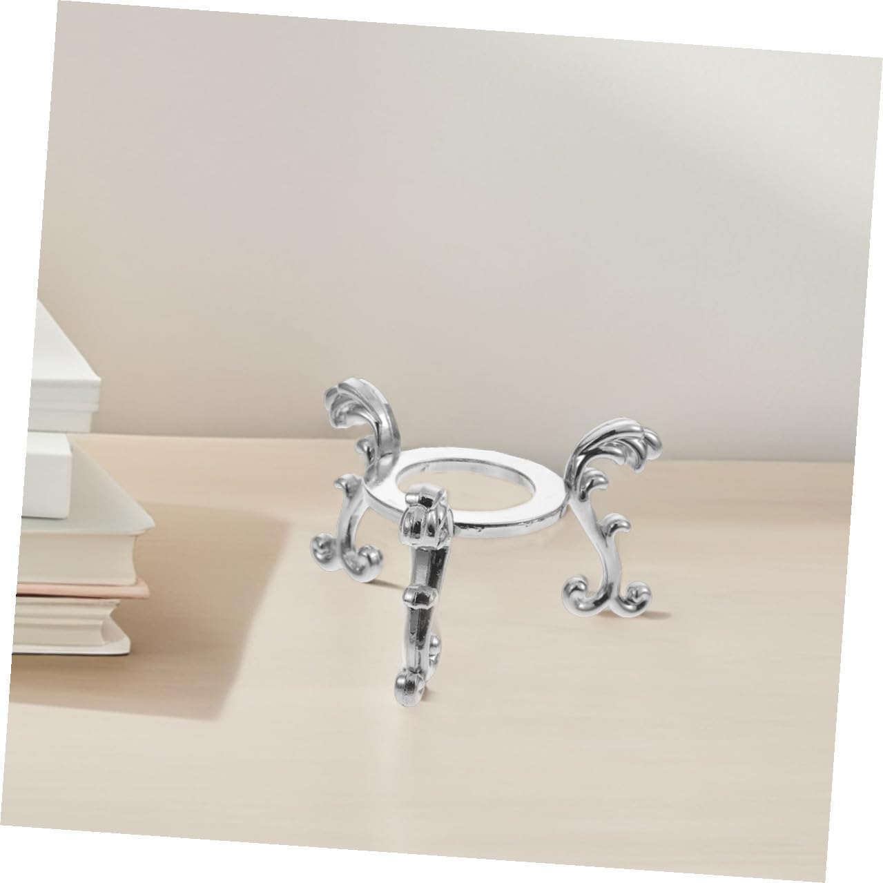Amosfun 3pcs Crystal Ball Display Base Iron Desktop Stand for Crystals