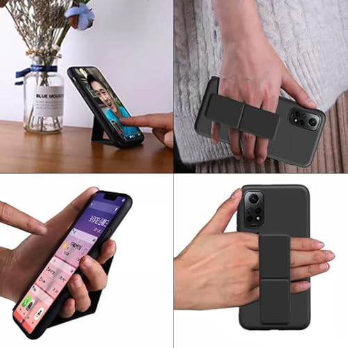 Pusiikeer XIAOMI REDMI NOTE 12 PRO 4G Note 11 Pro 5G/4G Phone Case, Stand Case With Tempered Glass Screen Protector Hide Folding Kickstand Silicone Tpu Case For Xiaomi Redmi Note 12 Pro 4G thumb #4