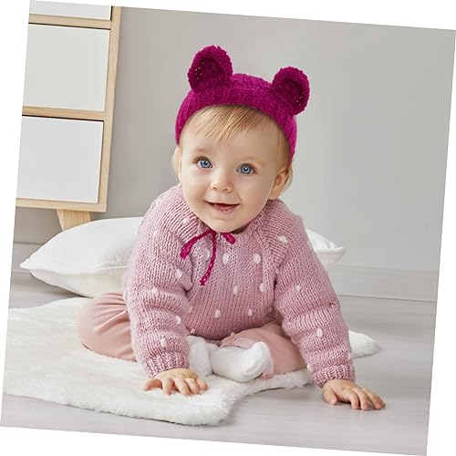 WESIEVYA 1set Fashionable Newborn Suspenders Outfit Breathable Elastic Romper Bear Hat for Fun Photography Props Adorable Costume