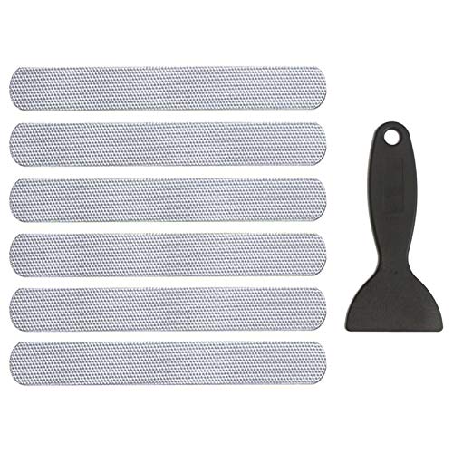 Eralove 24 PCS Bathtub Non Slip Stickers, Non Slip Bathtub Stickers Suitable for Tubs, Showers, Stairs & More, Shower Floor Non Slip Stickers, Strong Non-Slip Shower Strips with Scraper