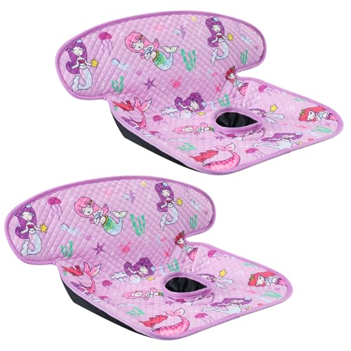 Image of INFANZIA Dry Seat,Car Seat Protector Waterproof Carseat Liner Potty Training Toddlers, Baby and Infants, Piddle Pad for Carseats Strollers (Purple, 2 Packs