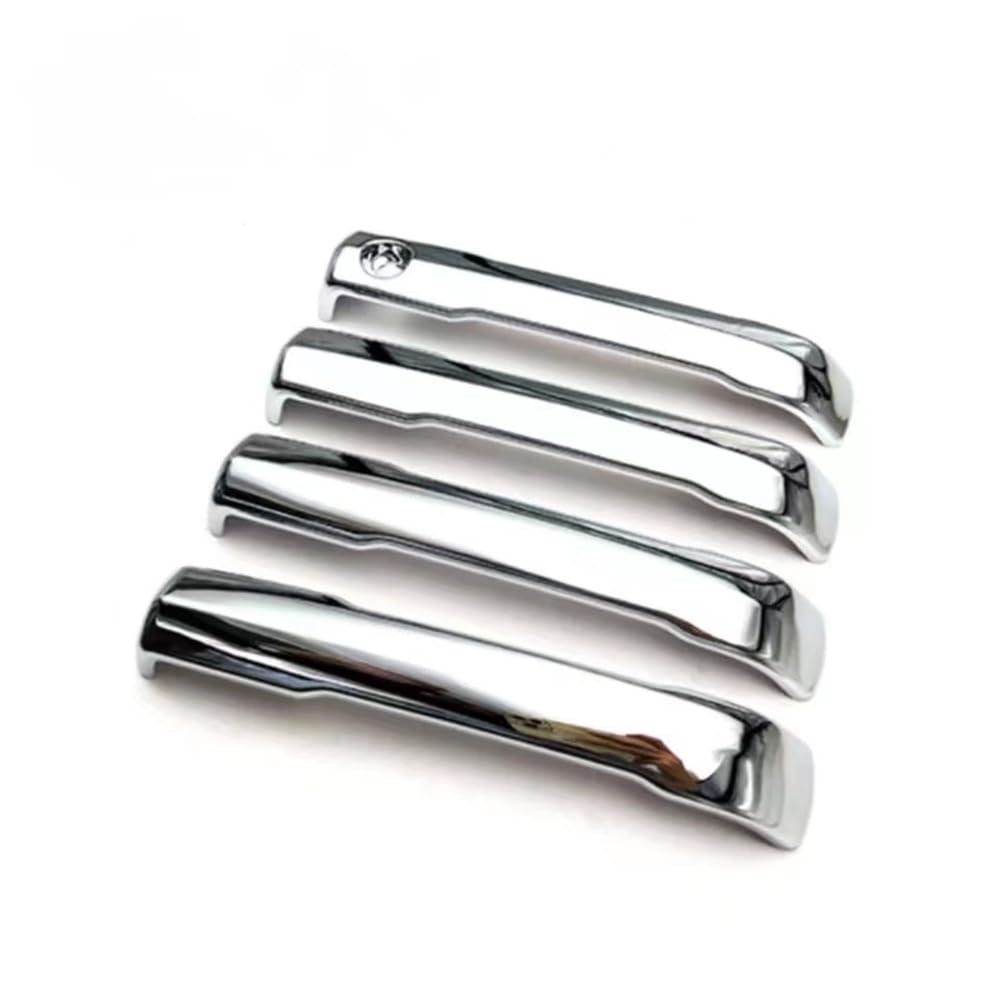 Krgsa A/Silver Krgs Exterior Cr Door Hndle For Toyot Tundr 2022-2023,Exterior Door Hndle Cover Front Left Right Rer Chrome Bs,-/Style 2
