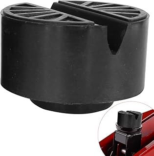Mario10 Type A Trolley Jack Rubber Pad Car Lift Trolley Jack Pad Rubber Slotted Frame Rail Protector Rubber Pad for Hydraulic Jack Non Slip up to 700 kg