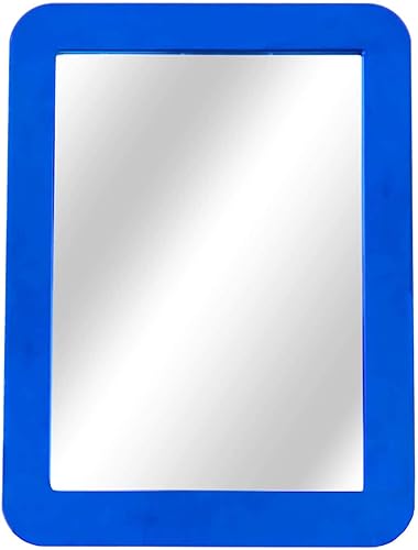 Vermo Espejo magnético 1 espejo de casillero 5 x 7 pulgadas para armario escolar, baño, refrigerador doméstico, accesorio de casillero, caja de