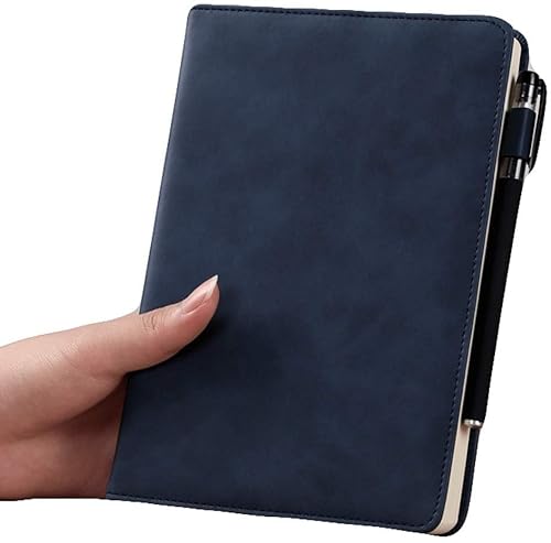 ���L���L���ꌾ���L �蒠 PU Notebook Ruled A5�AHard Cover Diary For Women Men College Work School Office Business Journal ���z�I�Ȏd���A���s�A�r�W�l�X�m�[�g(C
