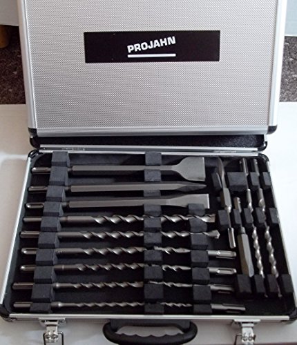 Projahn Eco 99982 Hammer Drill Bit SDS Plus Chisel Set 17 Piece