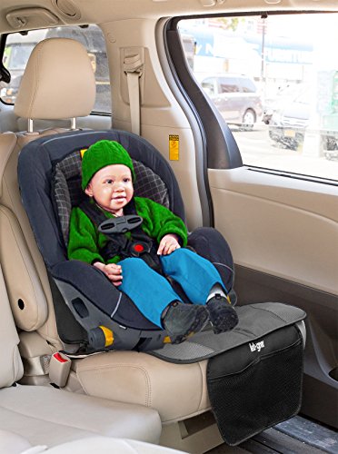 Lebogner Car Seat Protector + X-Large Kick Mat Auto Seat Back Protector, Durable Seat Liner & Cover + Waterproof Back Seat Kick Guard Seat Saver To Protect Your Leather And Upholstery Seat From Damage #TOP3