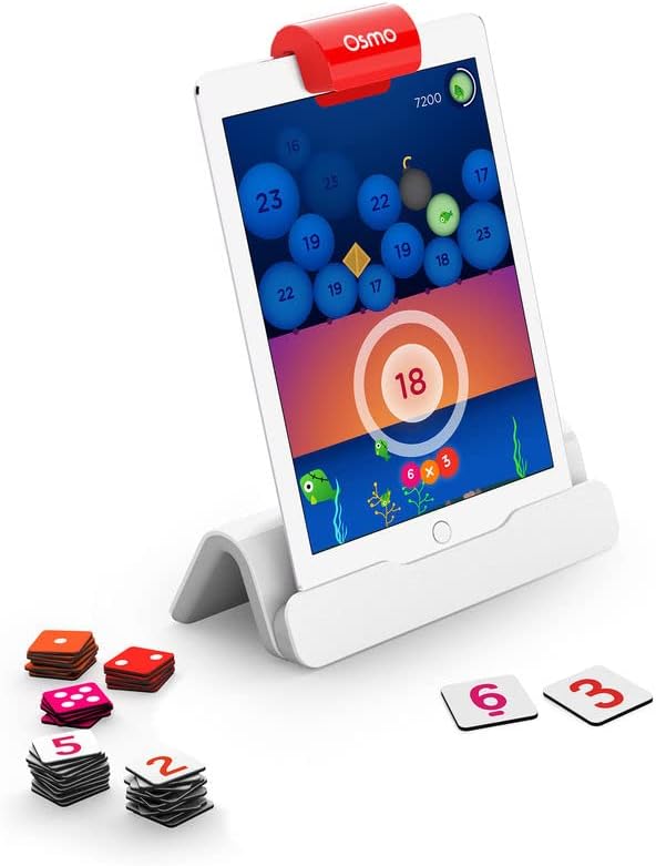 Genius Numbers, Ages 6-10, Counting, Addition & Multiplication Game | Osmo base required (sold separately). Hands-on practice with counting, addition, subtraction & multiplication, ages 6-10