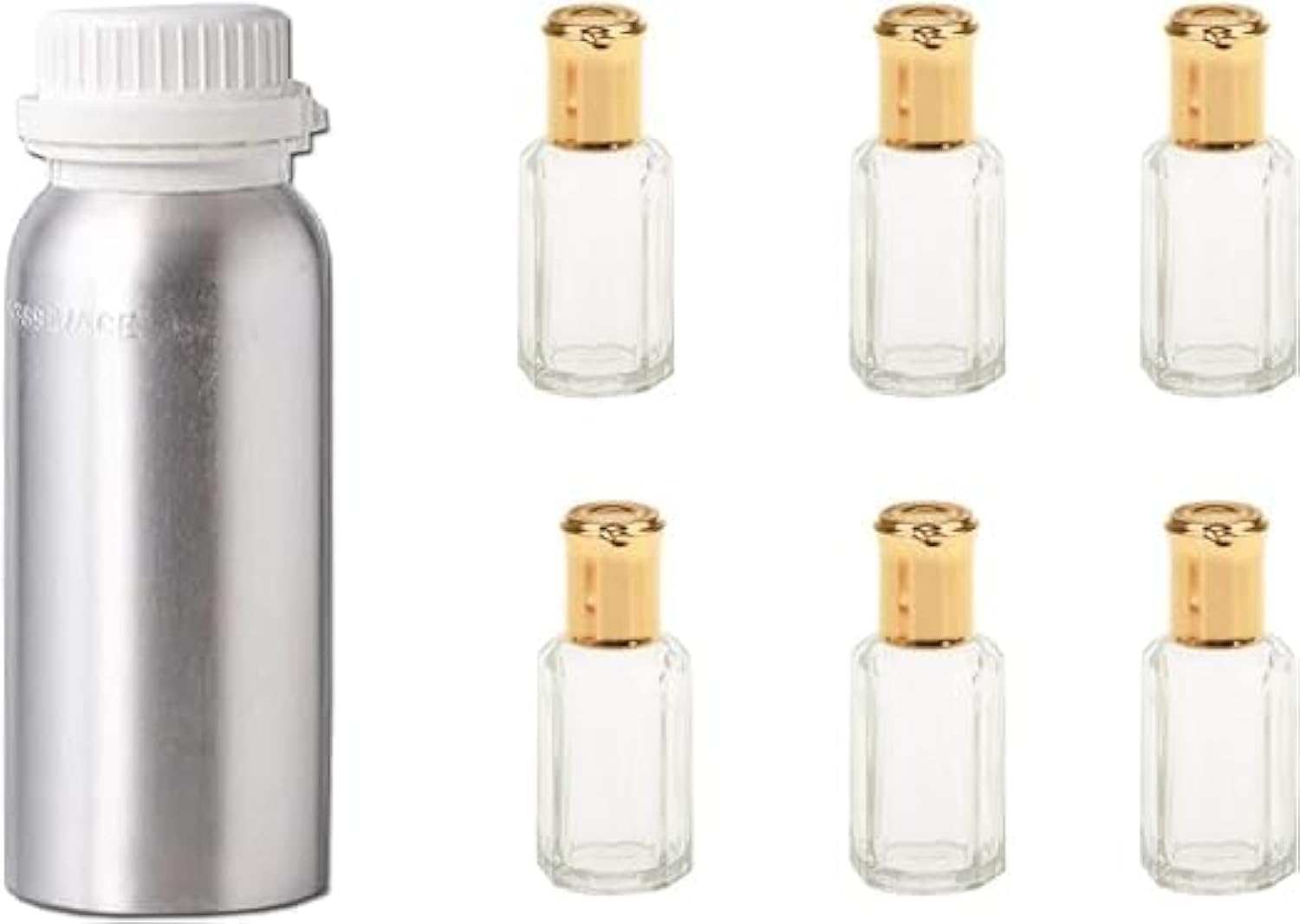 Fragnum Perfumes CONCENTRATED OIL/ATTAR 100 ML AND 6 PCS 12 ML BOTTLES (Silk Musk)
