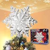 【Zuverlässiger 1 Jähriger Kundendienst】 Wenn sie aus irgendeinem Grund mit diesem Weihnachtsbaum Topper nicht zufrieden sind, können Sie sich gerne an uns wenden. Wir geben Ihnen dann eine zufriedenstellende Lösung.