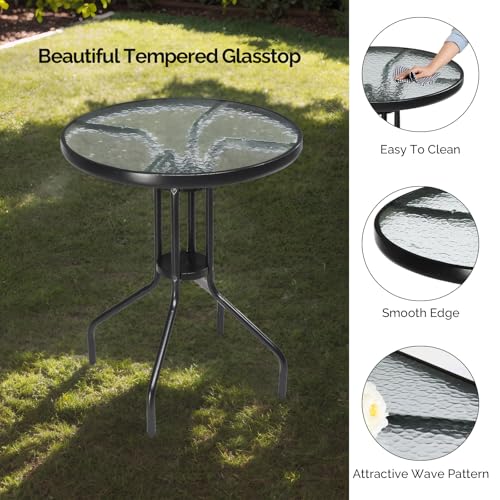 image for VINGLI Outdoor Bistro Table, 24