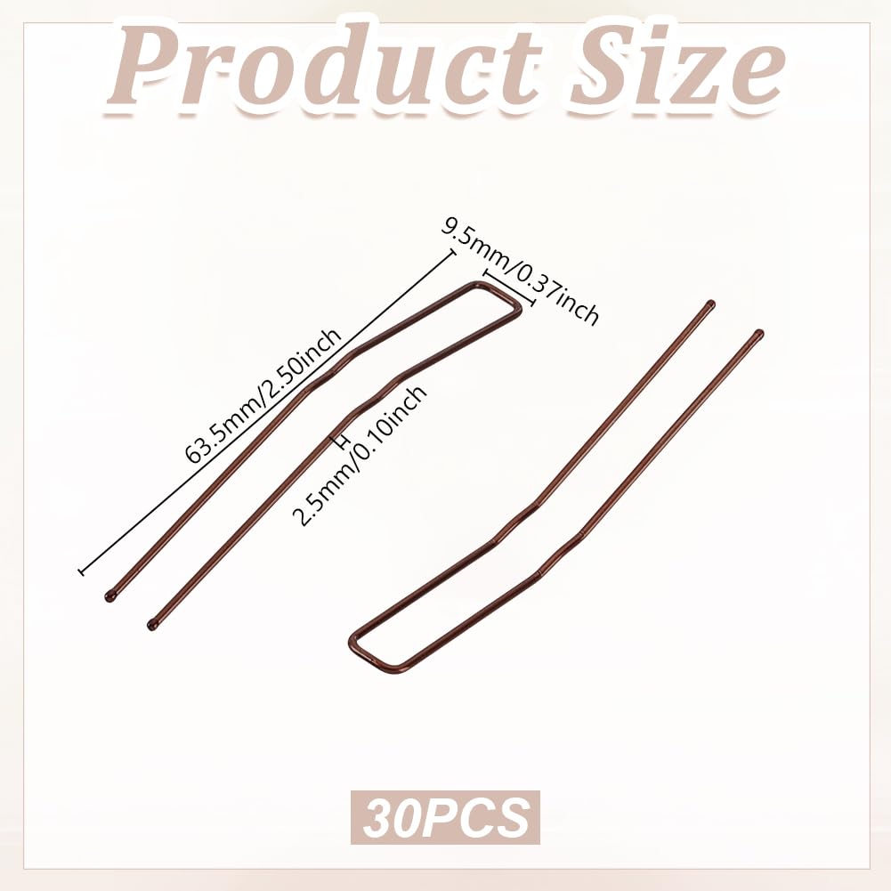 AHANDMAKER 30 Pcs U Shaped Hair Pins - Image 2