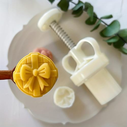 Miniatura 8 de Moldes para pastel de luna rosa de 0.71 oz con 1 sello, juego de moldes para pastel de luna para festival de mediados de otoño, juego de moldes para