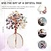 7 Chakra Crystal Tree of Life with Quartz Base – Crystal Room & Home Decor, Cute Home Birthday Gifts for Men & Crystals and Healing Stones for Women Mom Sister Gemstone Tree for Shelf & Bedroom Decor