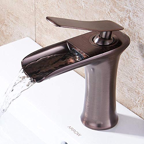 Robinet bain rétro cuivre contre fuites avec mitigeur eau chaude et froide durable