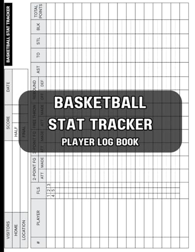 Basketball Stat Tracker Player Log Book | Basketball Stats Book | Basketball Score Book...