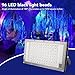 LED Black Light Black Light 395nm 96 LED Beads IP66 Water USB Party Light Lightweight and Portable for Various Applications