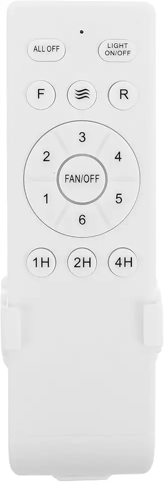 LALAFINA Controle Remoto Universal para Ventilador de Teto Com Temporizador de 1/2/4 Horas para Luminária de Teto Embutida