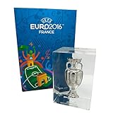Trophäe offiziellen UEFA EURO 2016 Pokal Trophy 100mm im Acryl Block Europameisterschaft Frankreich