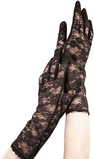 [LB HOME] 隐藏指甲 正装手套 NONONOLOVE 婚丧喜庆时方便的蕾丝手套 Manucure 遮盖指甲的葬礼 葬礼 守夜 追悼会 法事