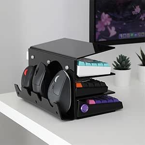Amazon.com: Bright Stone Acrylic Keyboard and Mouse Storage Rack,Gaming ...