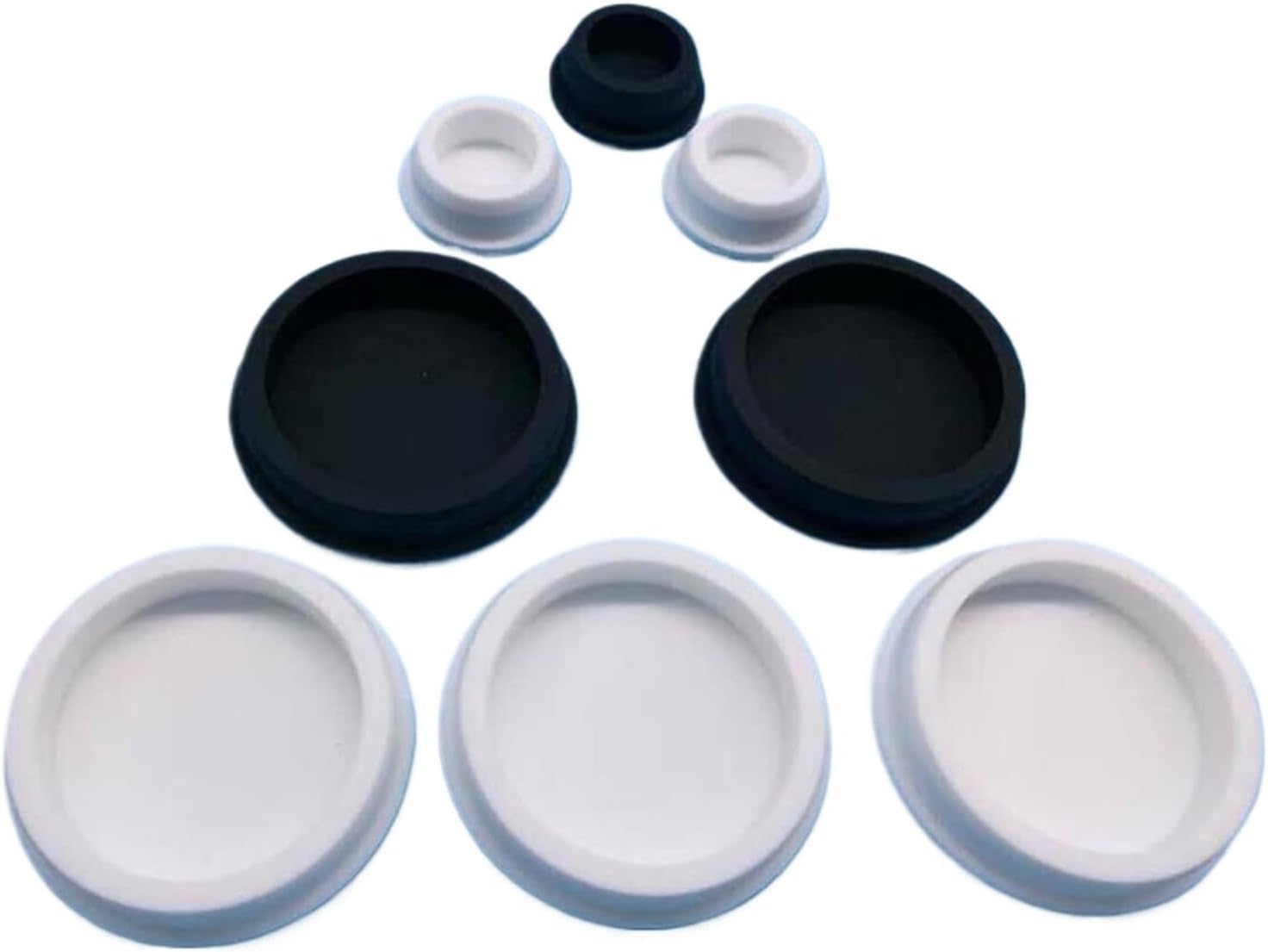 Tapón De Orificio De Bloqueo De Silicona,Tapones De Tapones De Goma,Tapones De Orificio De Goma,tapón De Goma para Borrar,tapón De Obturación,Tapones De Orificio De Sello, Black, 201.5mm