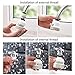 Movable Kitchen Tap Head, 360° Rotatable Water Spray ABS Sink Faucet Spray Head Tap,Splash Filter Water Saving Pressurization Nozzle Bubbler Connector, 3 Modes Adjustment (Pack of 2,White)