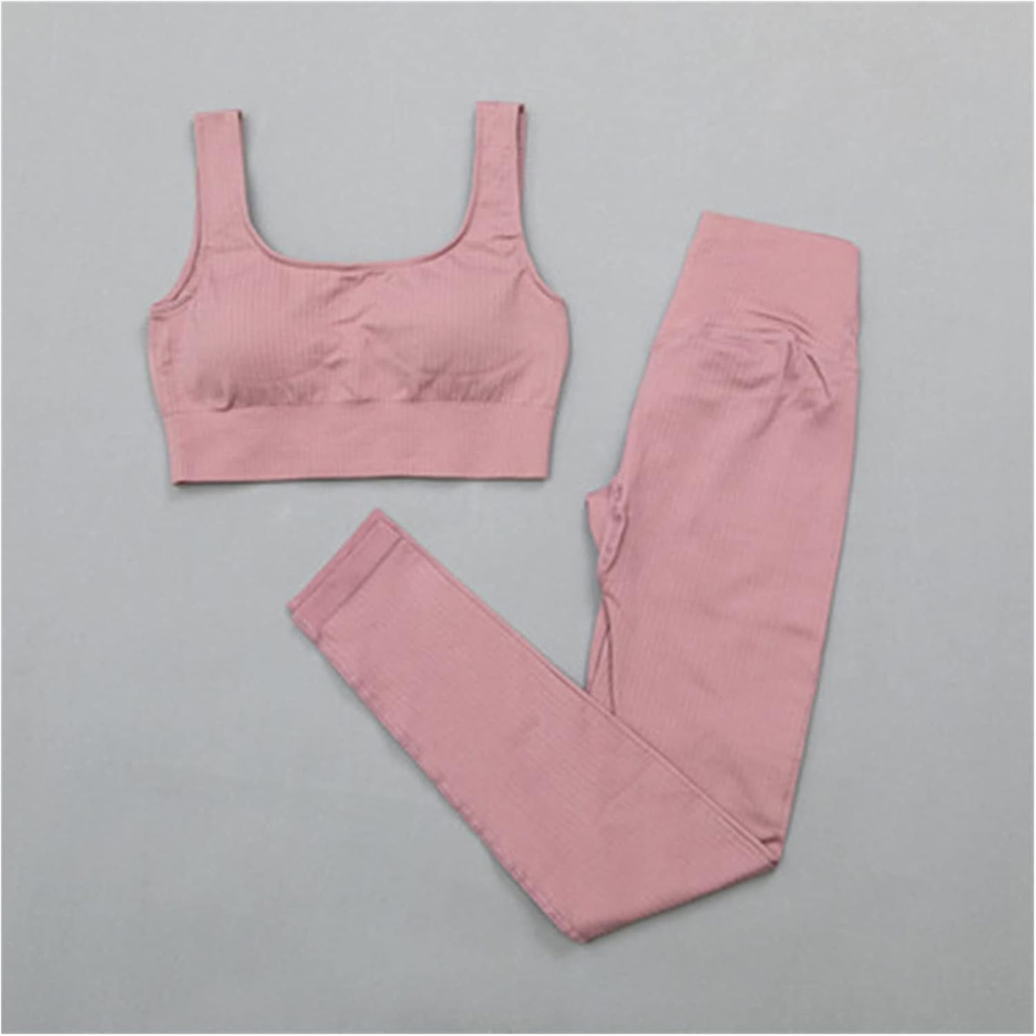 Women Gym Suit Fitness Set Sports Clothing Women Gym Clothing Yoga Clothing Yoga Sets Fitness Suit (Color : Deep Purple Bra Set, Size : Medium)