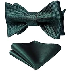men emerald green bow tie