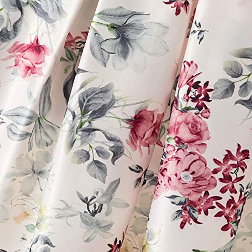 Chowsir Women Vintage Elegant Flare Stretchy Maxi A Line Skirts Floral Print with Pockets4