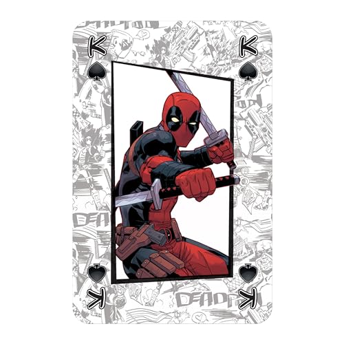 Waddingtons Number 1 Jeux de 54 Cartes - Deadpool Cartes - Jeux de Cartes - Jeux de Cartes Poker - Playing Cards