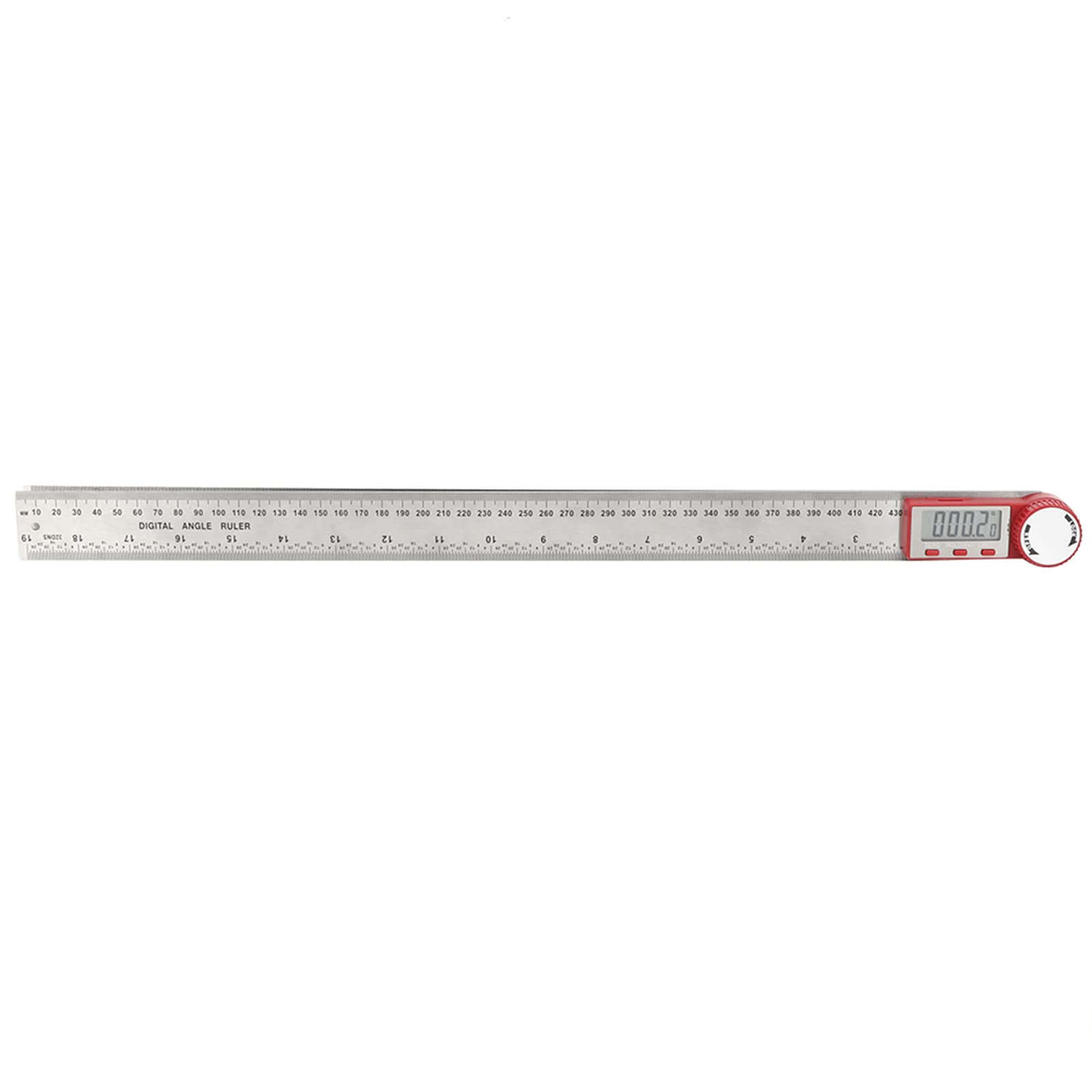 Alomejor Digital Measuring Ruler with Stainless Steel, 360° (0-500mm)