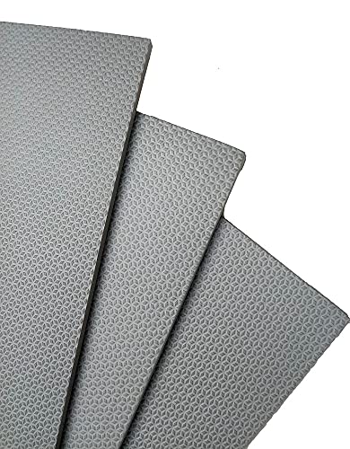 Colchonete Eva Tapete Yoga Fit Exercícios 10mm Cinza Escuro