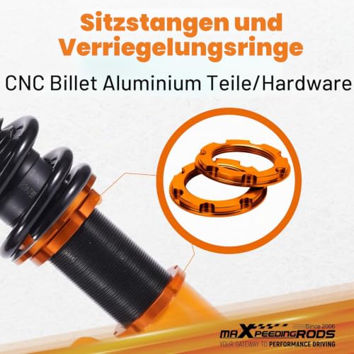 maXpeedingrods Gewindefahrwerk Dämpfung einstellbares für BMW E46 3 Touring Kombi 1999-2005