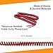 Phone Cord for Landline Phone – Tangle-Free, Handset Curly Telephones Land Line Cord – Easy to Use + Excellent Sound Quality – Telephone Cords for Home and Office (15ft Long) Color: Crimson Red