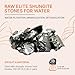 Karelian Heritage Elite Shungite Stones for Water Purification & Filtering 0.2 lb | 0.2-0.5 oz per Stone | Authentic Shungite Stones from Karelia for Protection | Jewelry Making REB11