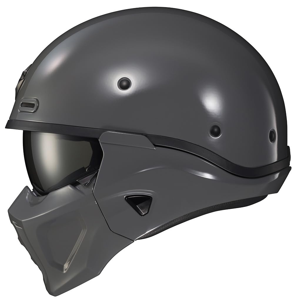 ScorpionEXO Covert X Open Face Half Shell 3/4 Mode Motorcycle Helmet Comm Ready Speaker Pockets DOT