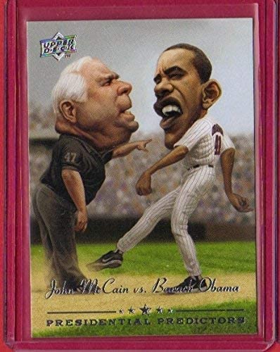 2008 Upper Deck Presidential Running Mate Predictors #PP12 Barack Obama - John McCain