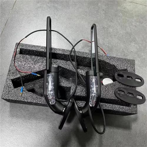 Espejo retrovisor de motocicleta con diseño de ala de viento premium 5