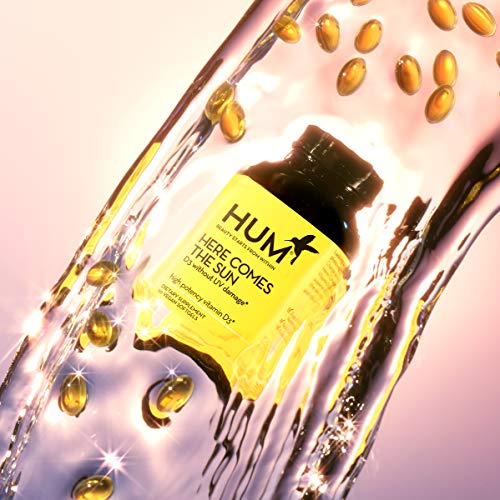 Hum Here Comes The Sun - Immune Supplement With Vitamin D & Calcium For A Healthy Immune System - Supports Radiant Skin, Mood + Bone Health (30 Softgels) #TOP2