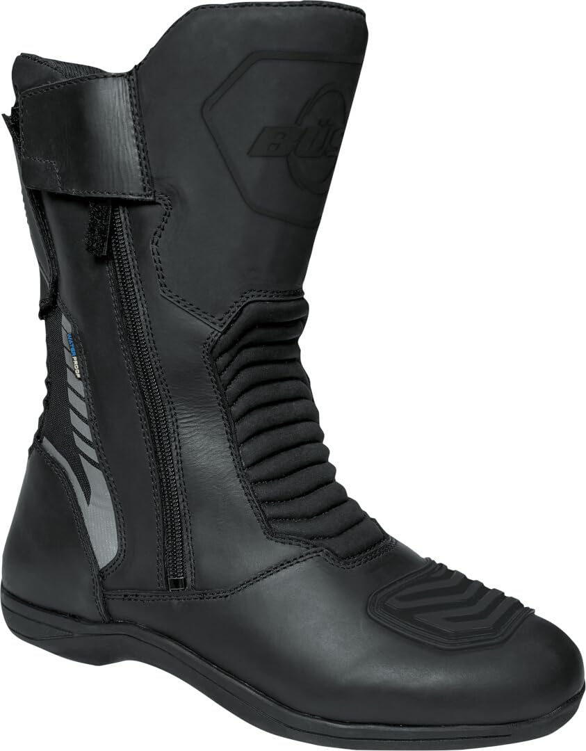 Büse B360 wasserdichte Motorrad Stiefel, schwarz, 47