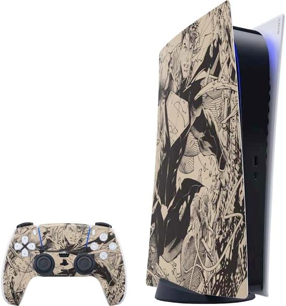 Skinit Decal Gaming Skin Compatible with PS5 Digital Edition Bundle - Officially Licensed DC Comics Superman Adventures of Superman #3 Art by Stephen Segovia Design