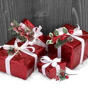 20 pcs artificial christmas tree picks20 styles with red berry picks holly leaves pinecones for christmas winter holiday and floral arrangement to decorate  urban country home decor