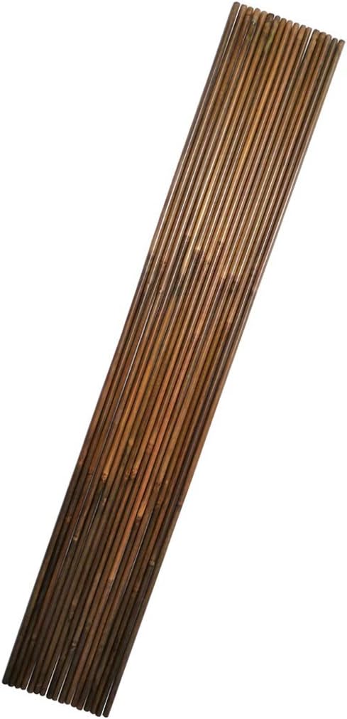 Oulay 12PCS Bamboo Shafts for Arrow and Bow Archery Color Brown 50-55#