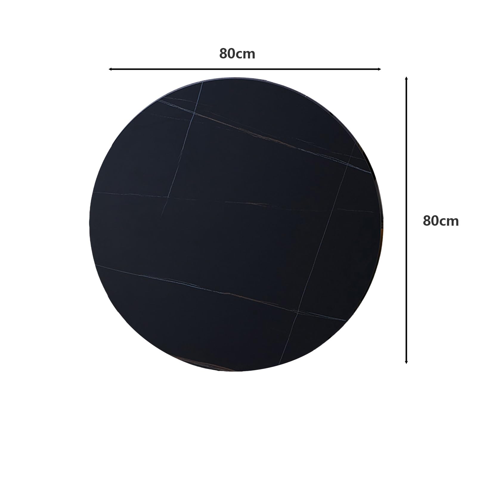 Rock Plate Turntable Household Round Table Dining Table Turntable Round Table Top Round Table Rotating Stone Turntable Table Top(80cm(32inch))